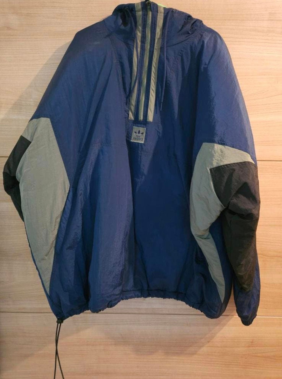 Adidas Puffy Anorak-jas, Vêtements | Hommes, Enlèvement ou Envoi, Comme neuf, Bleu, Adidas