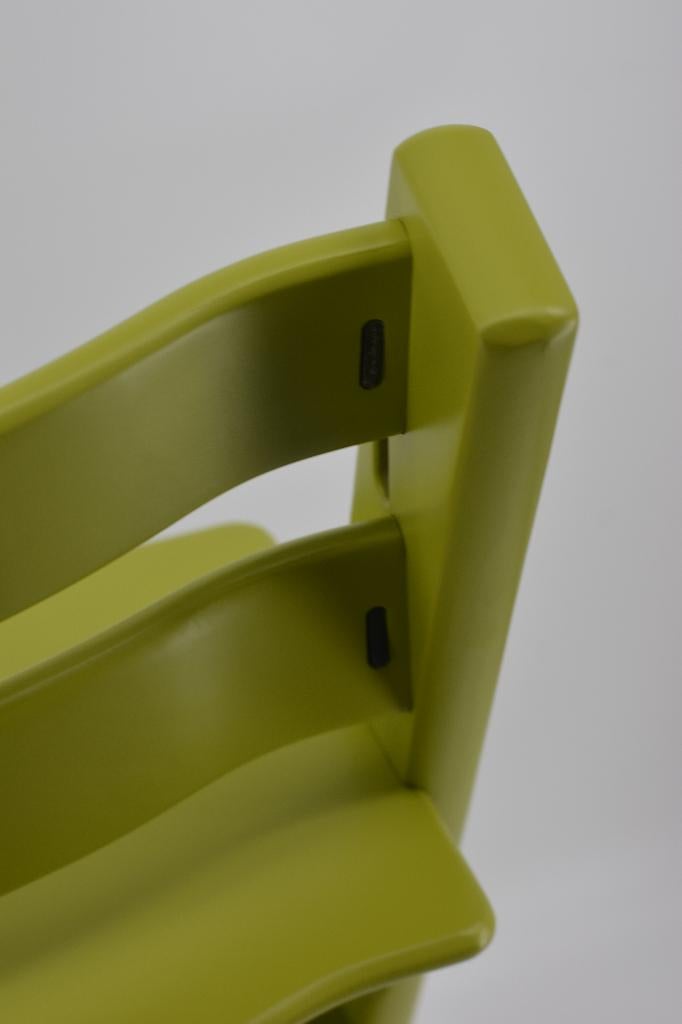 Stokke Tripp Trapp Green — Modèle reconditionné, Envoi, Comme neuf, Chaise évolutive, Ceinture(s)