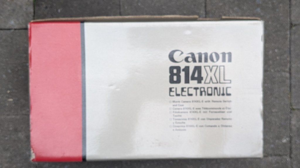 Camera film Canon 814 XL 8mm  Mint en boîte original, Enlèvement ou Envoi, Caméra