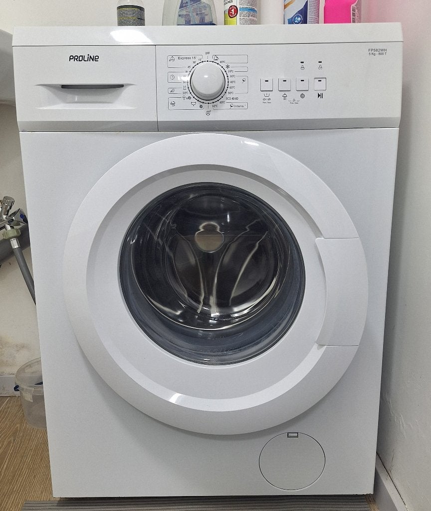 Proline FP582WH Wasmachine, Elektronische apparatuur, Wasmachines, Ophalen, Minder dan 1200 toeren, 4 tot 6 kg, Bovenlader