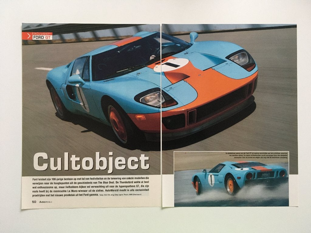 Article sur la Ford GT, Enlèvement ou Envoi, Comme neuf, Ford