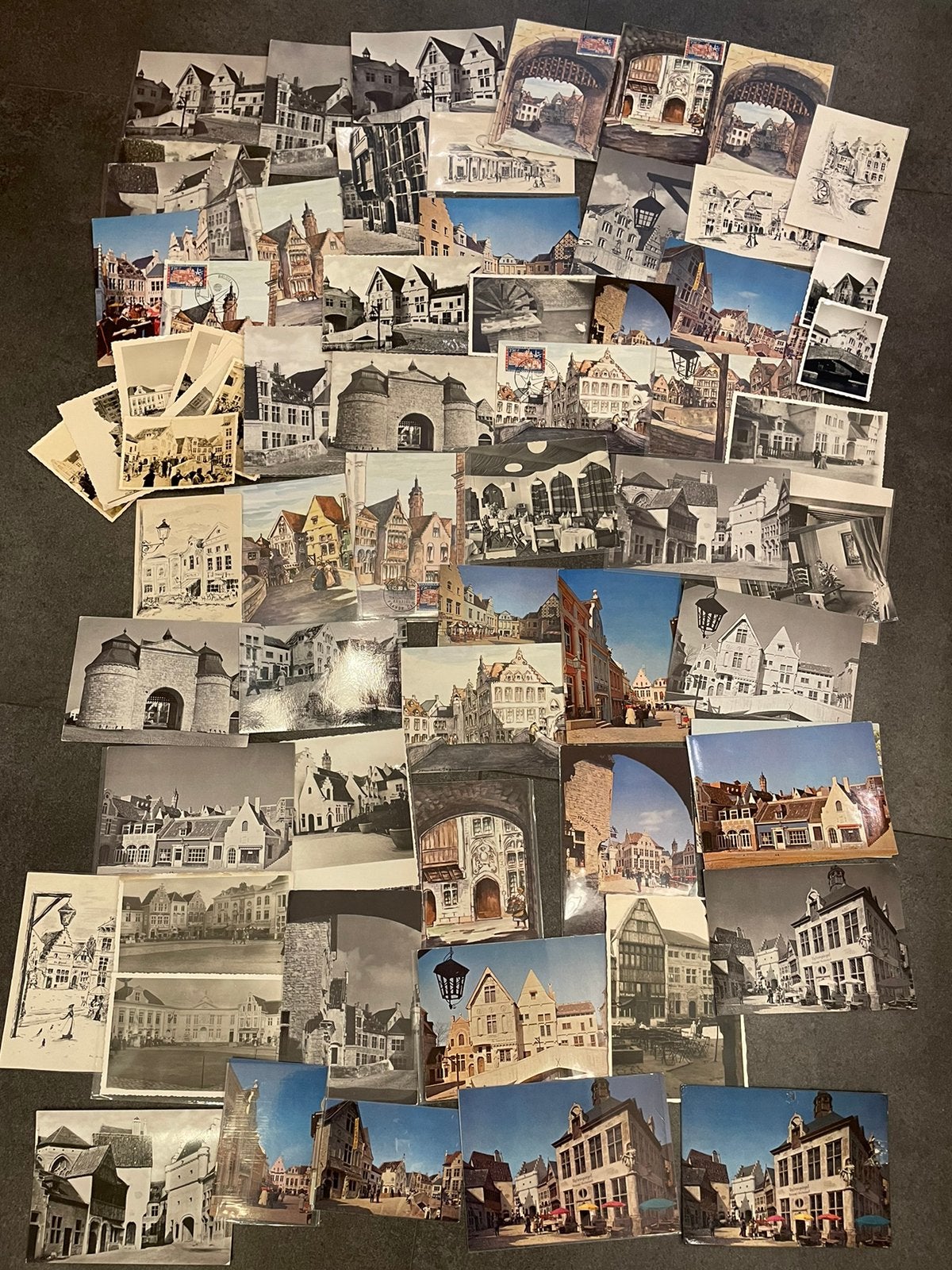Lot cartes postales photos Expo 58, Ophalen of Verzenden