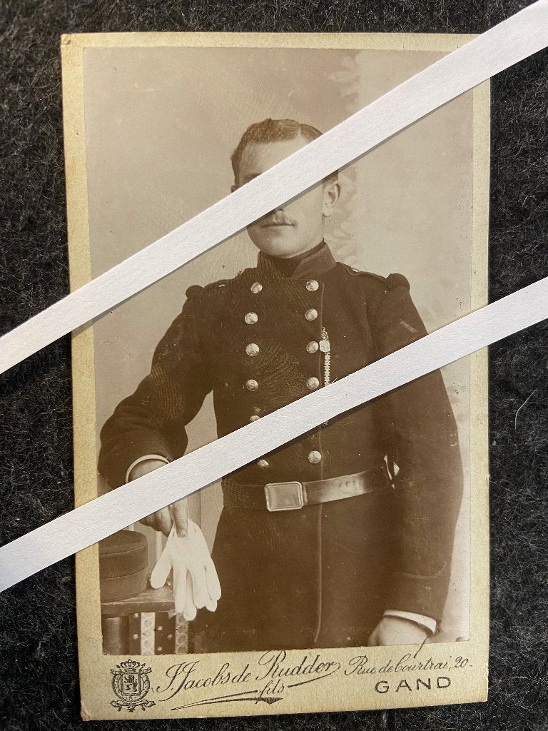 ABL Photo originale soldat regiment de ligne avant 1914, Collections, Envoi, Armée de terre, Photo ou Poster