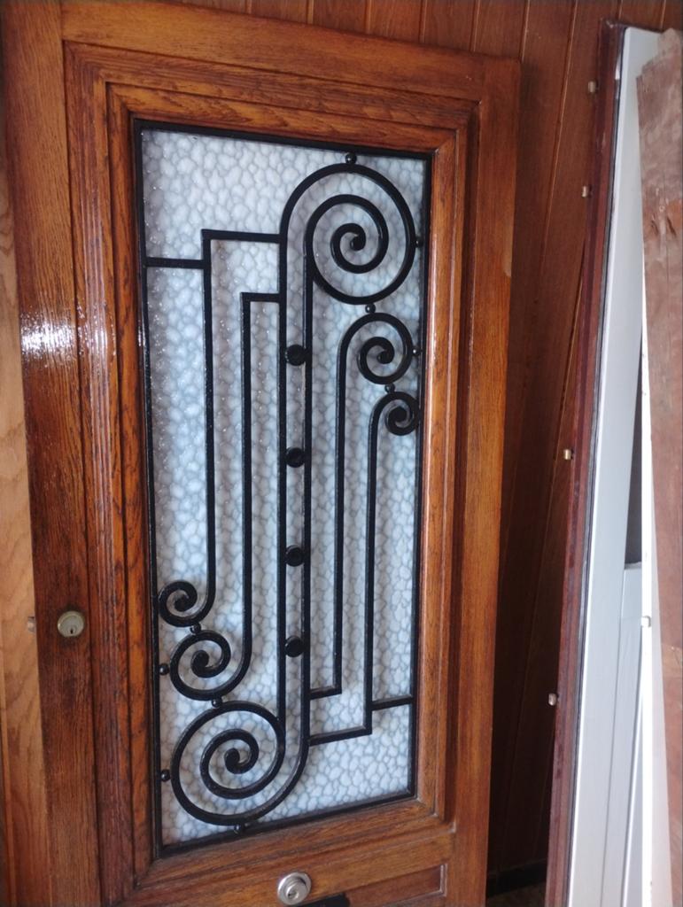 Art Deco houten deur, Antiek en Kunst, Antiek | Spiegels, Ophalen