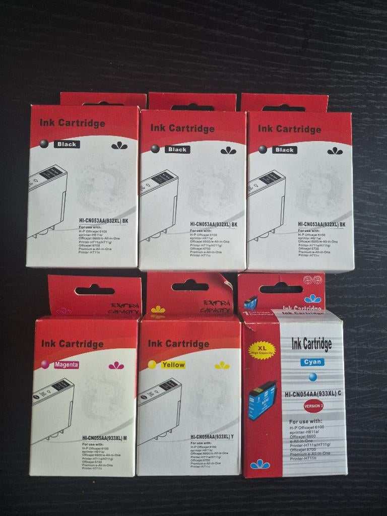 Cartouches HP 932 XL et 933 XL, Enlèvement ou Envoi, Neuf, Cartridge, HP