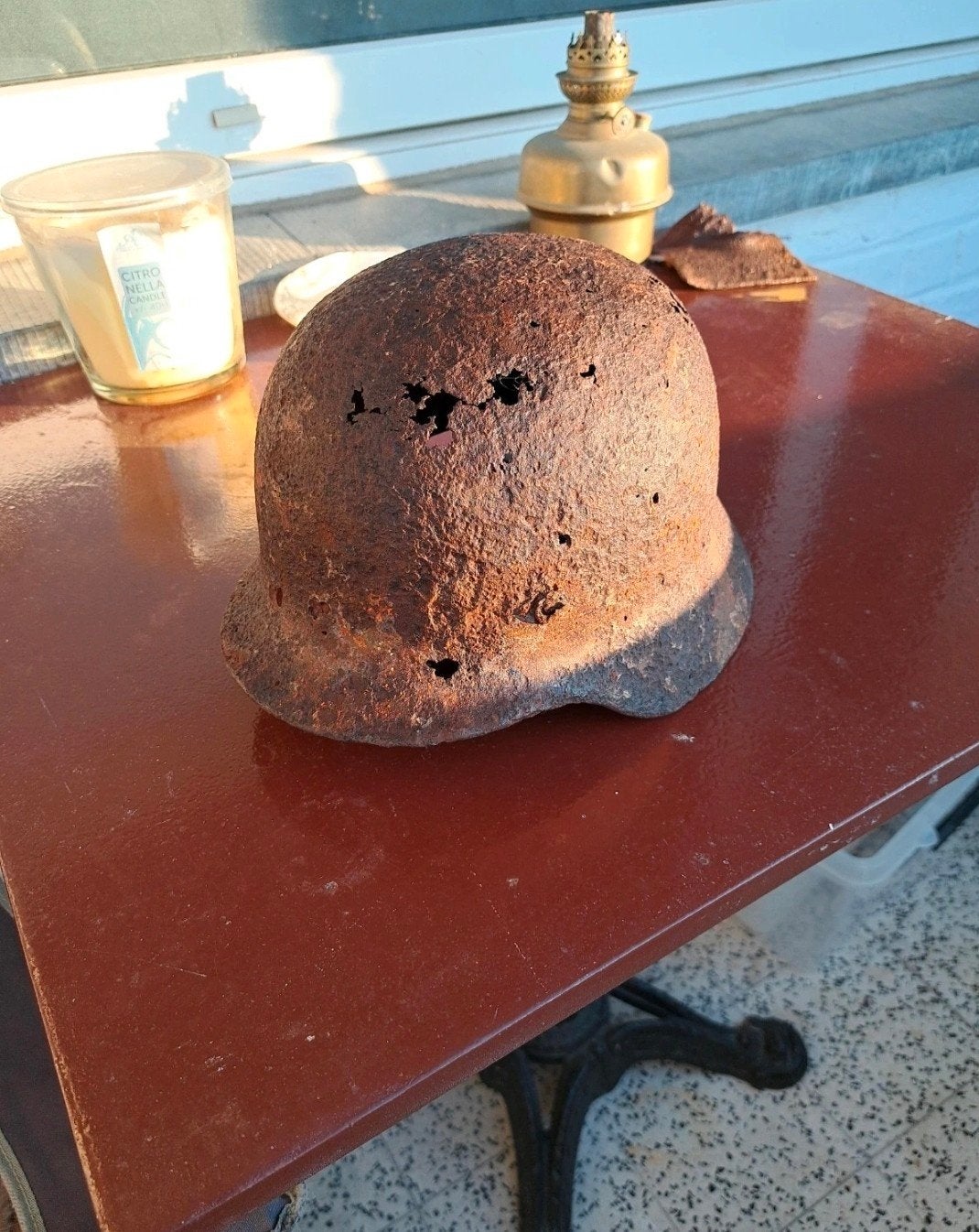 casque allemand ww2 de fouille, Collections