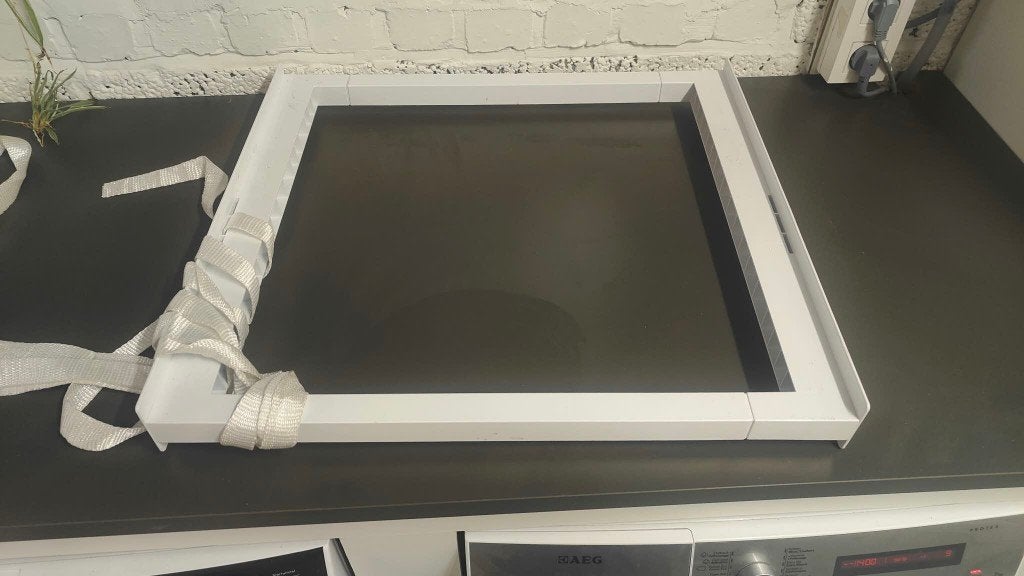 Stapelset voor wasmachine/droger - IKEA TYKARP, Elektronische apparatuur, Minder dan 4 kg, Ophalen, Zo goed als nieuw