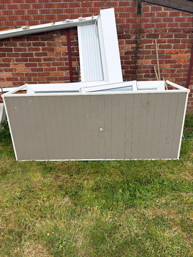 Table de jardin, Enlèvement, Utilisé, Rectangulaire, Aluminium