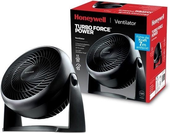 Honeywell HT900E - Vloer ventilator - compact en geruisloos, Elektronische apparatuur, Airco's, Tafel- of Grondventilator, Nieuw