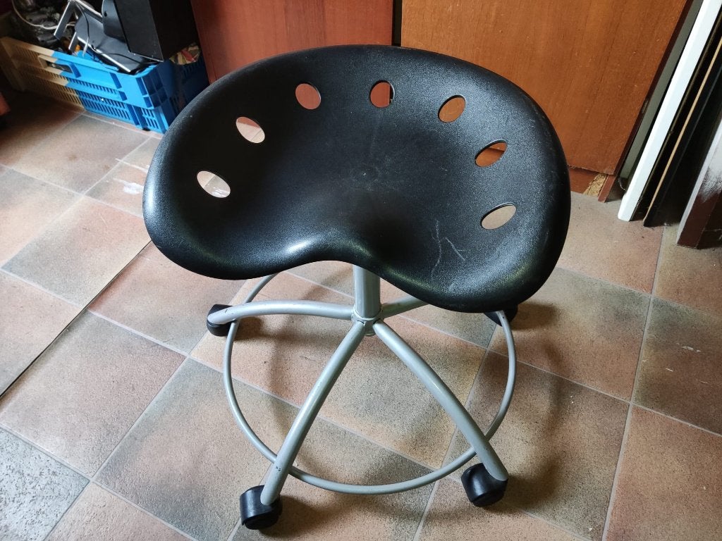 Tabouret Vintage ikea, Tabouret de bureau, Comme neuf, Enlèvement, Ergonomique