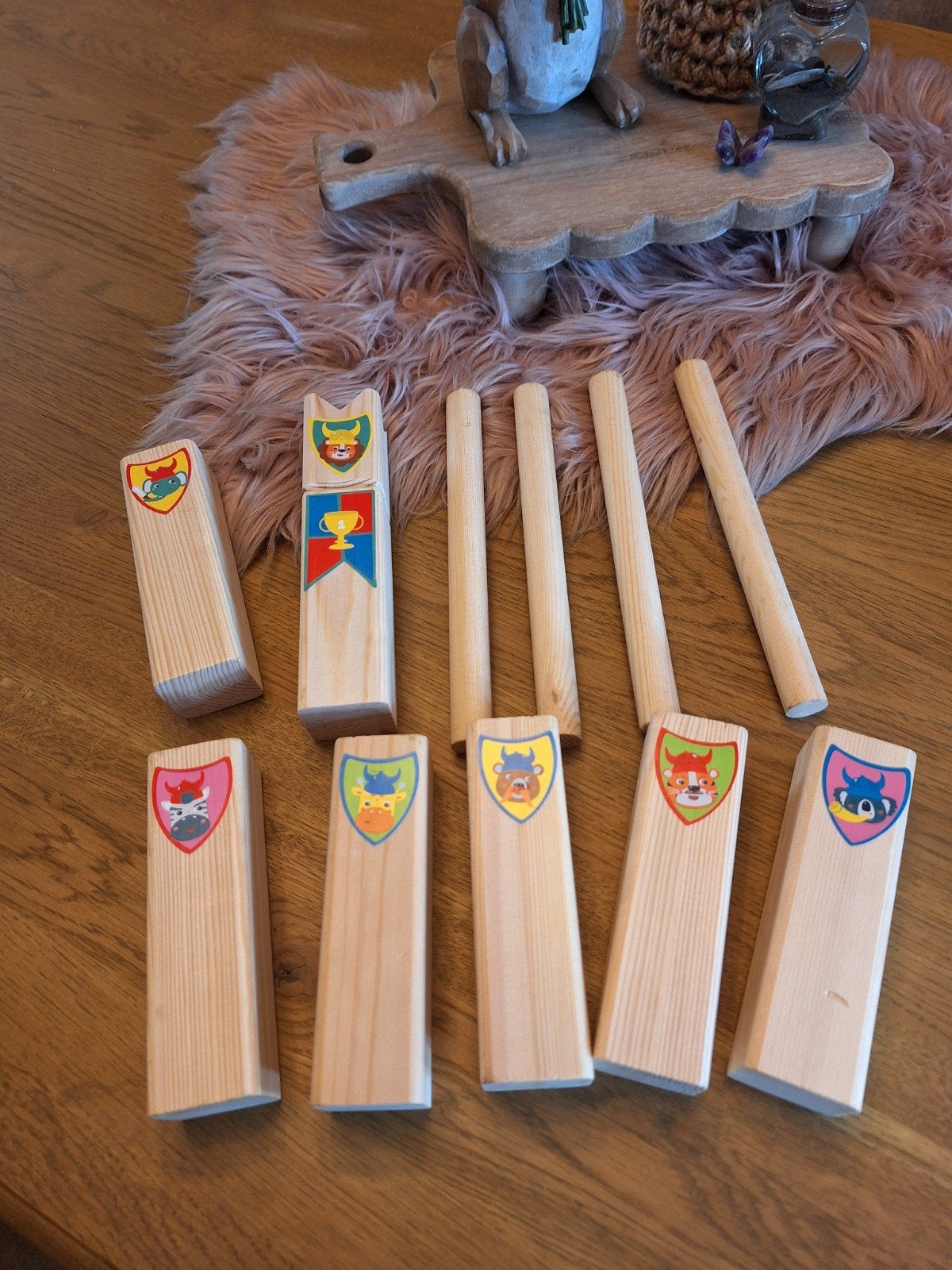 buitenspel SES Kubb Jr., Kinderen en Baby's, Ophalen of Verzenden, Zo goed als nieuw