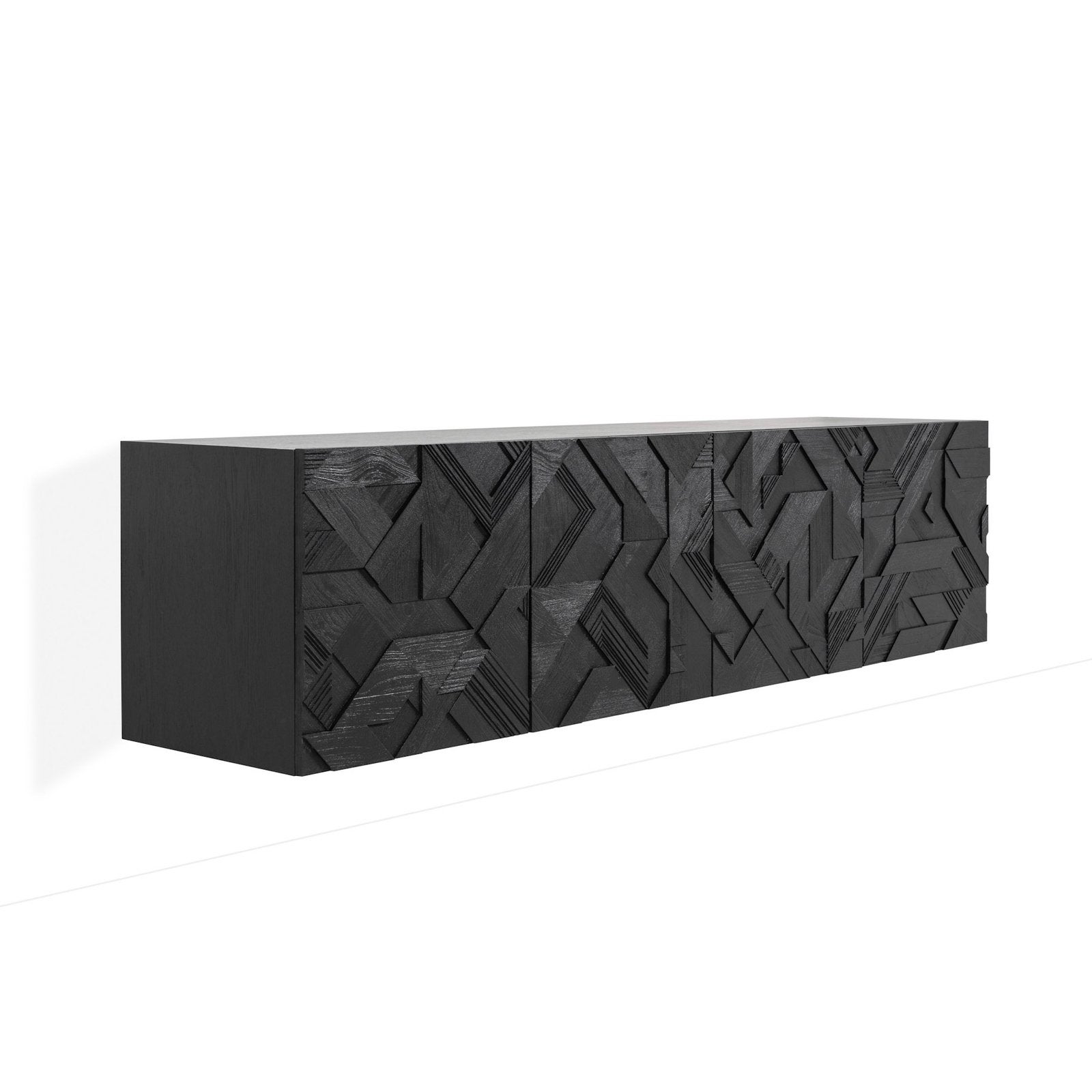 Commode suspendue Ethnicraft noire, Enlèvement ou Envoi, Comme neuf