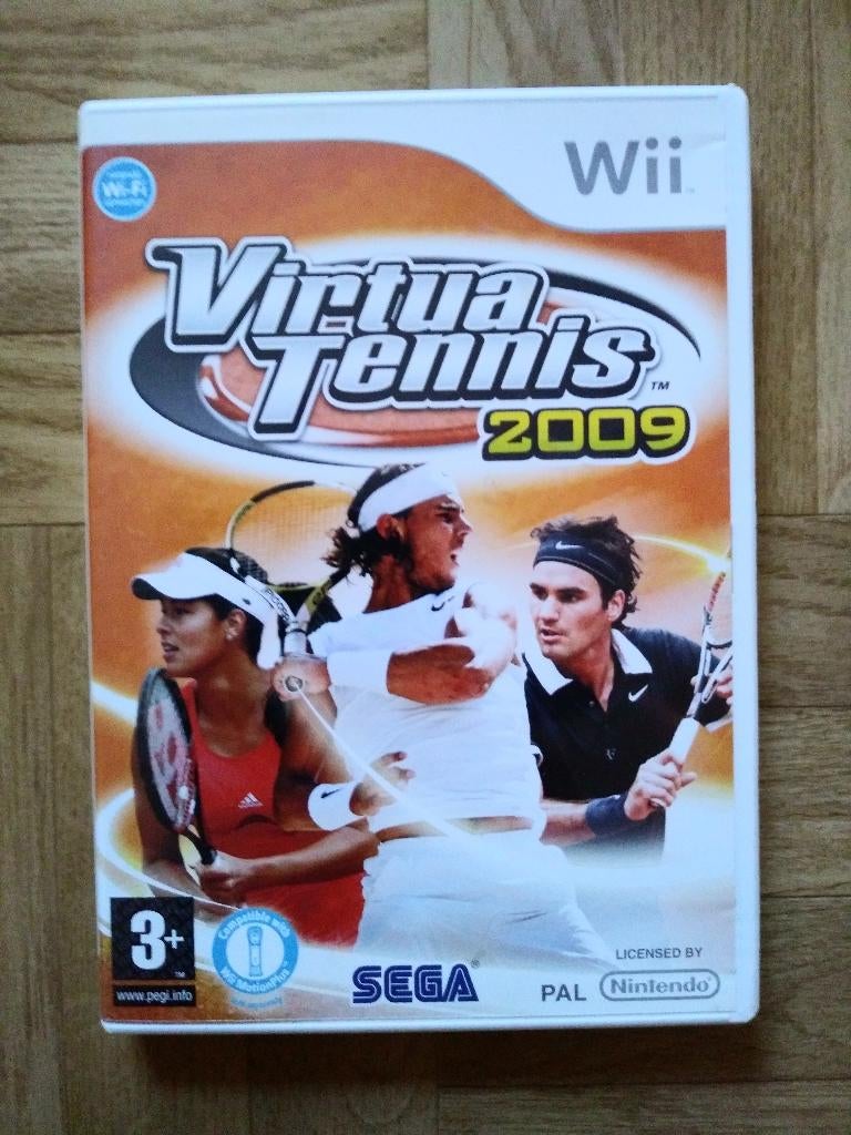 Virtua Tennis 2009 réalisé par SEGA pour Wii ou Wii U, Enlèvement ou Envoi, Comme neuf, À partir de 3 ans, 3 joueurs ou plus