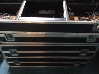 Discobar flightcase 19 inch, Muziek en Instrumenten, Ophalen, Zo goed als nieuw, Flightcase