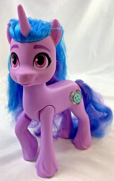 Hasbro My Little Pony Izzy Moonbow Eenhoorn MLP Lila Blauw, Kinderen en Baby's, Speelgoed | My Little Pony, Verzenden, Zo goed als nieuw