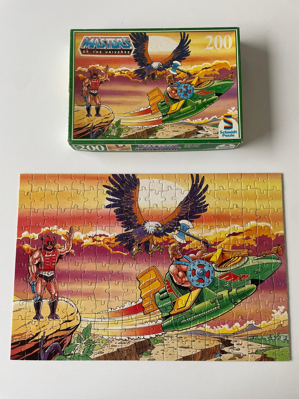 Puzzle MOTU vintage, Hobby & Loisirs créatifs, Sport cérébral & Puzzles, Enlèvement ou Envoi, Utilisé