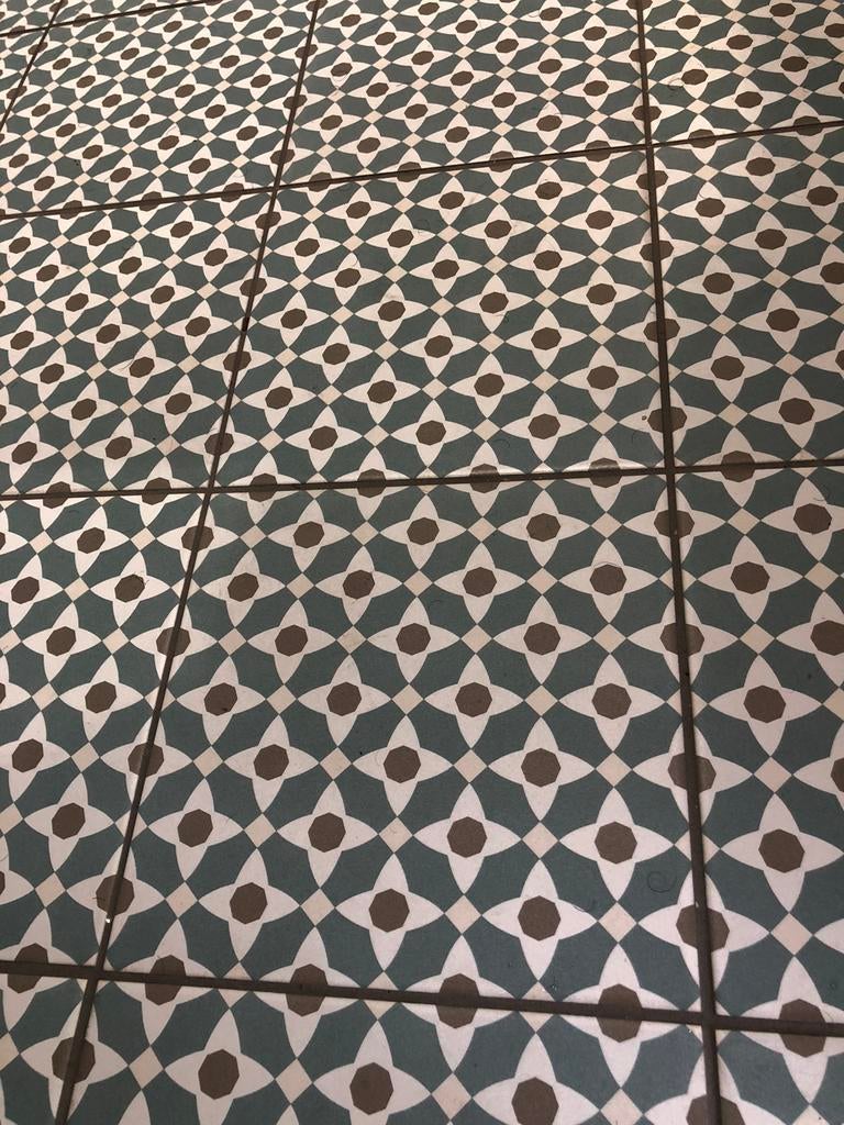 Carreaux de ciment 3m2 100€, Ophalen, Zo goed als nieuw