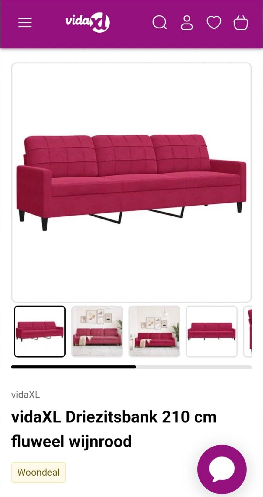 Canapé, Maison & Meubles, Fauteuils, Comme neuf, Enlèvement