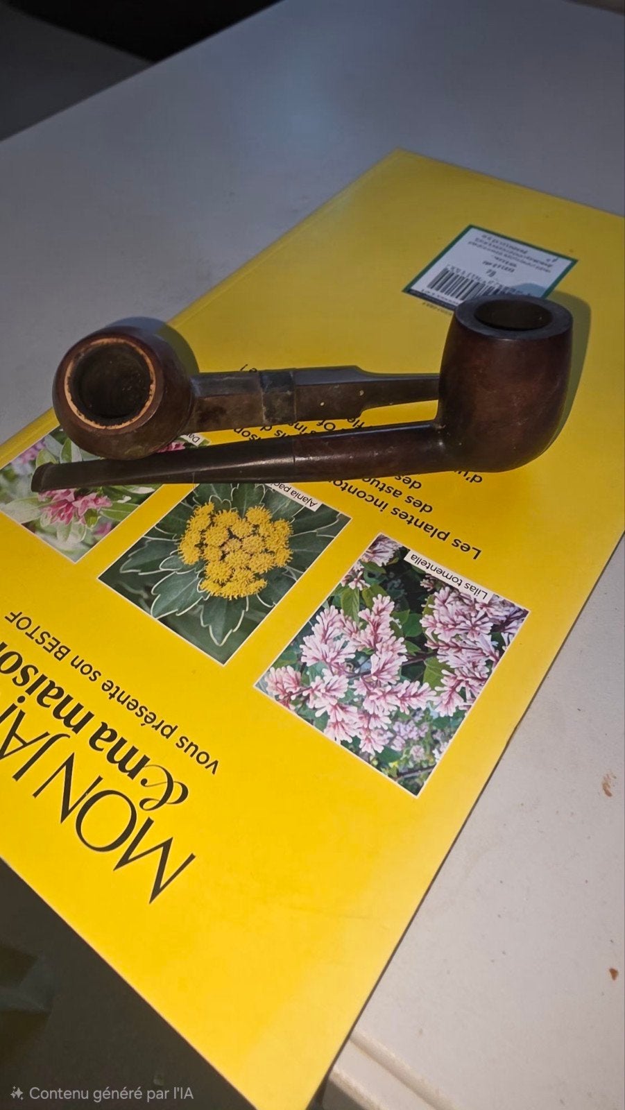Pipe ancienne en bois de bruyère – Style Vintage / Collectio, Enlèvement ou Envoi