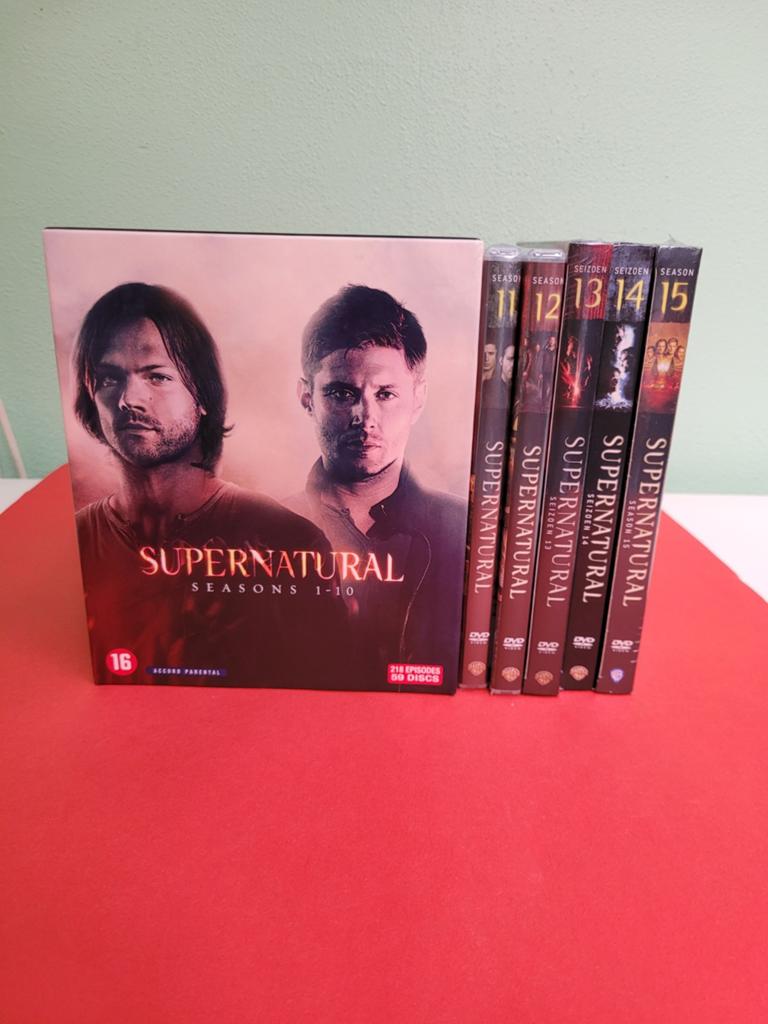 Supernatural seizoenen 1 tot 15, Cd's en Dvd's, Ophalen of Verzenden, Zo goed als nieuw, Science Fiction en Fantasy, Boxset