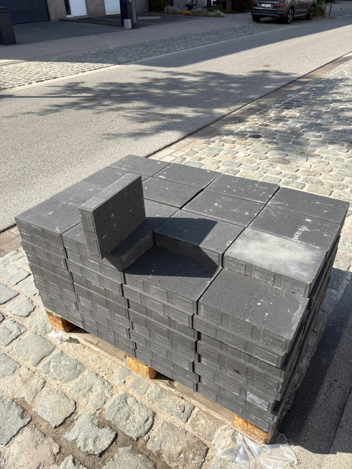 120 beton klinkers, Tuin en Terras, Tegels en Klinkers, Ophalen, Nieuw, Beton, Klinkers