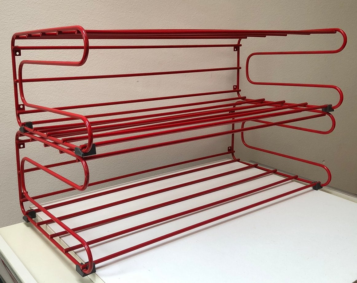 1=75€ Vintage IKEA Frän rek rood ‘80/90– Nieuwstaat, Enlèvement, Portemanteau mural