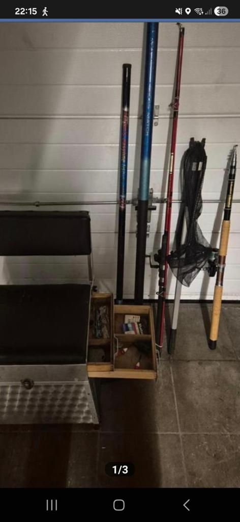 Hengel set, Watersport en Boten, Ophalen, Werphengel