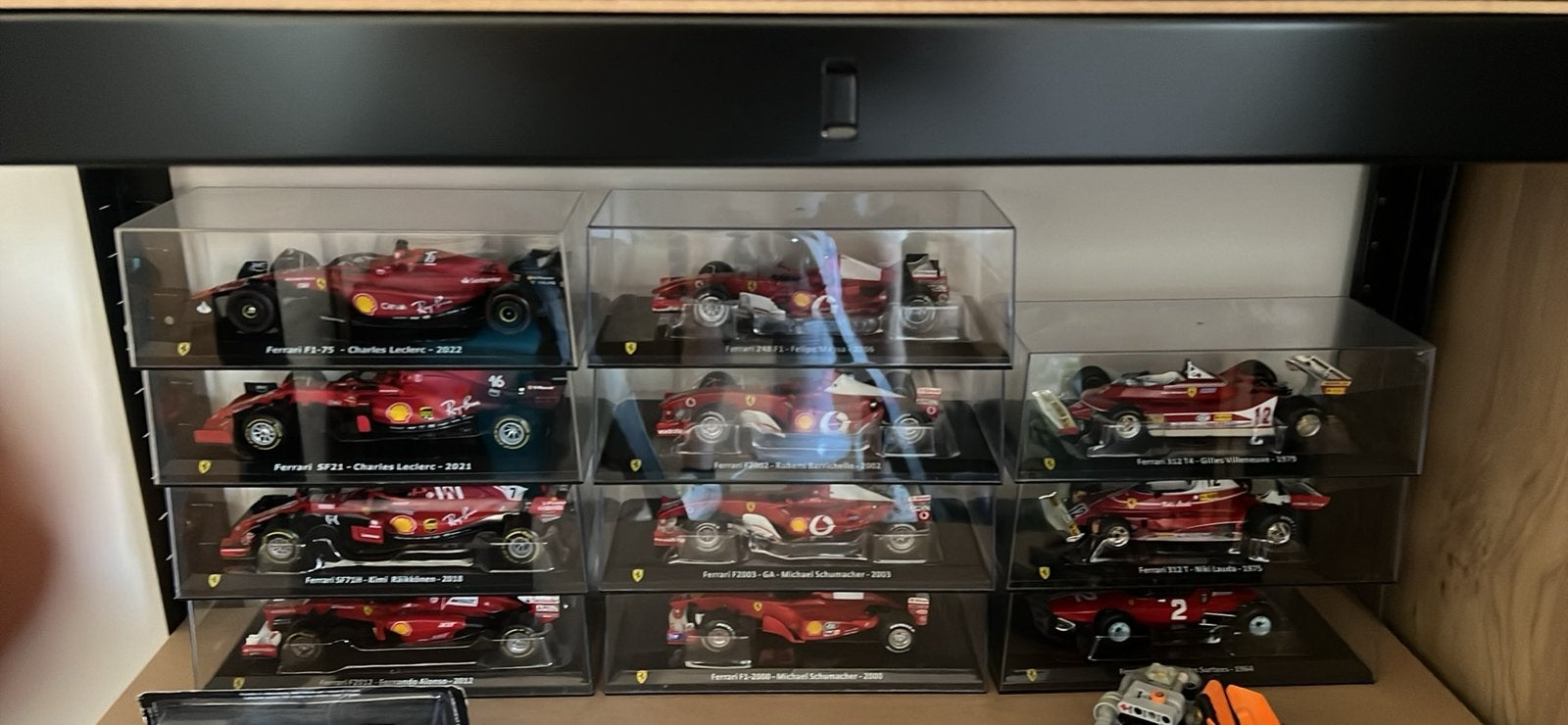 F1 Ferrari schaal, Enlèvement