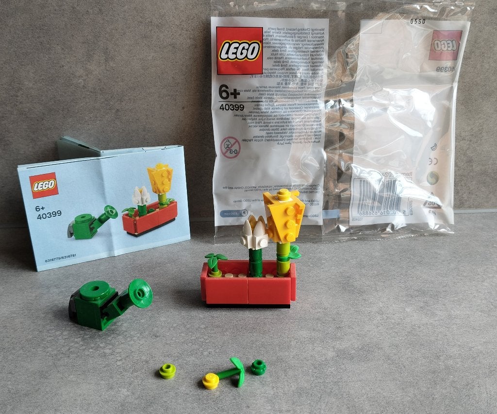 lego 40399 bloem en gieter, Lego, Ophalen of Verzenden, Zo goed als nieuw, Compleet