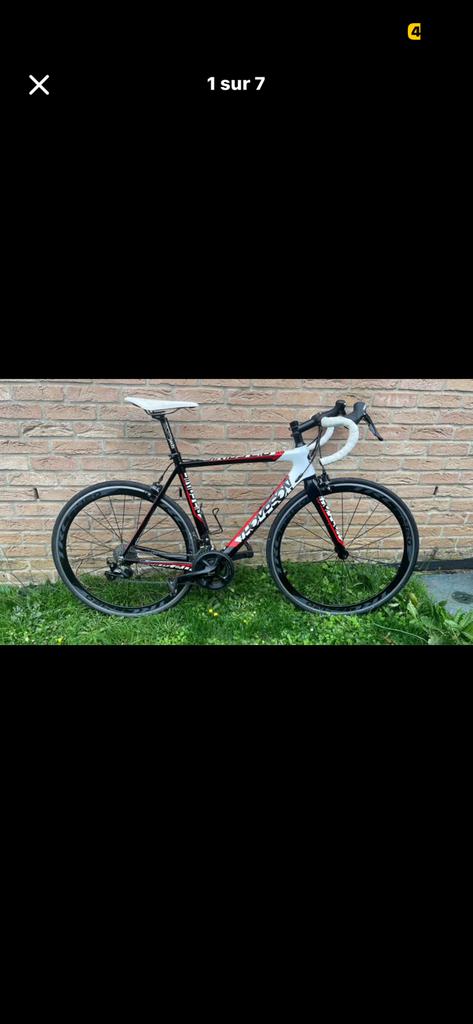 Velo de course thompson siruis 2.0, 53 à 57 cm, Enlèvement ou Envoi, Utilisé, 10 à 15 vitesses