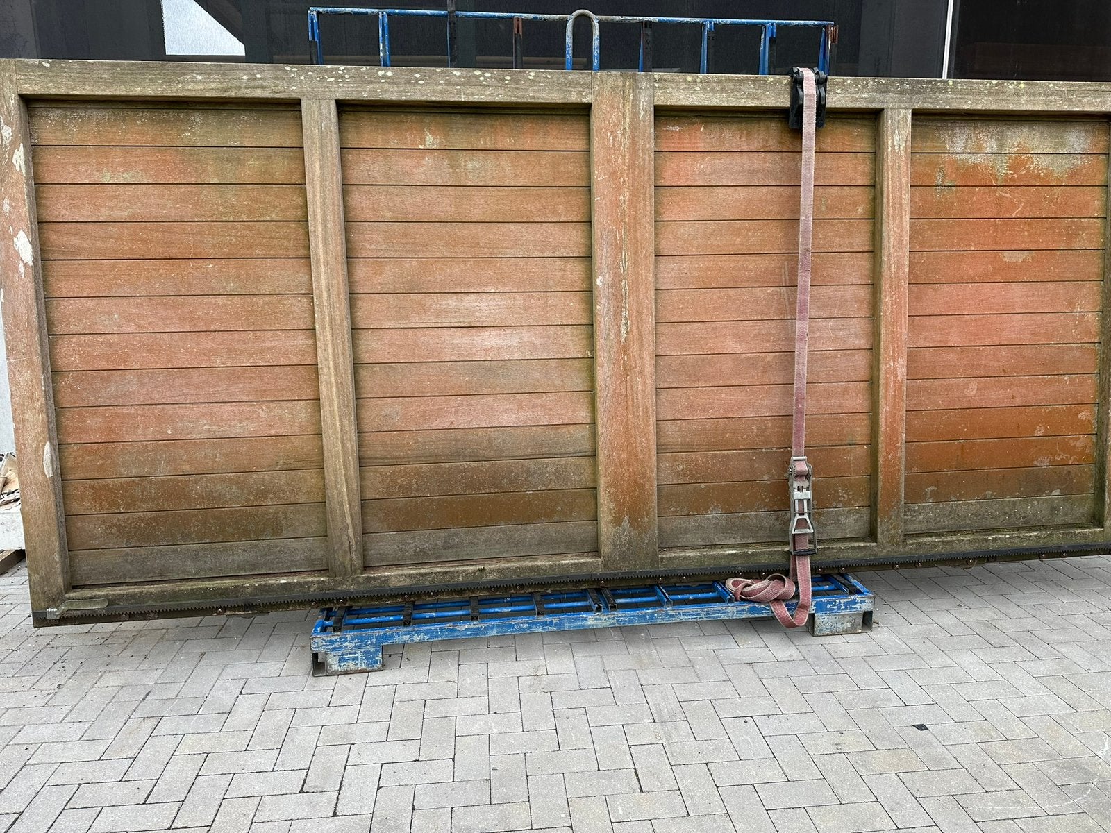 Hardhouten paneel, Tuin en Terras, Ophalen, Gebruikt