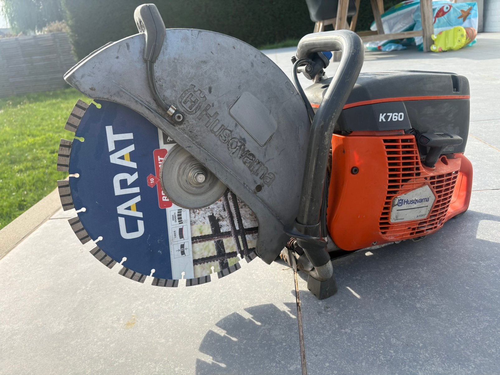 Découpeuse Husqvarna K760, Bricolage & Construction, Enlèvement, Comme neuf