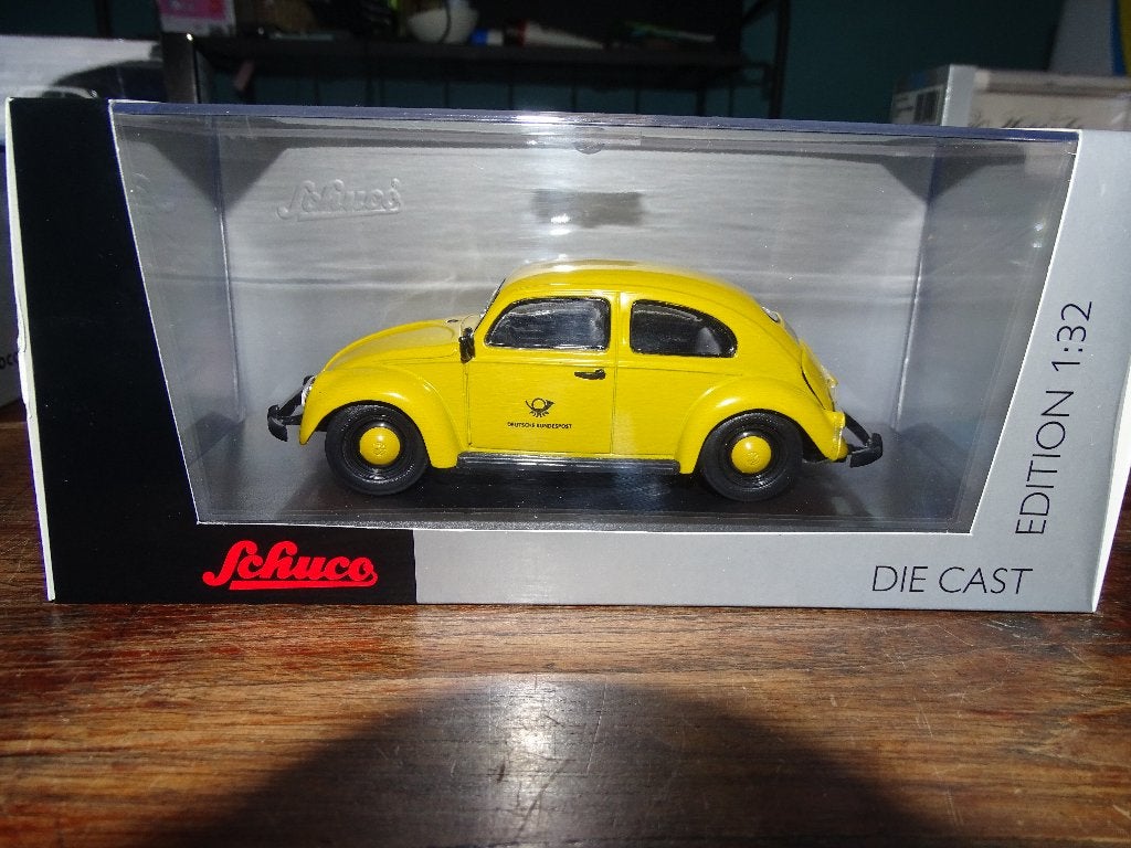 SCHUCO Volkswagen Käfer 'Deutsche Bundespost 1/32', Hobby en Vrije tijd, Ophalen of Verzenden, Nieuw, Auto, Schuco