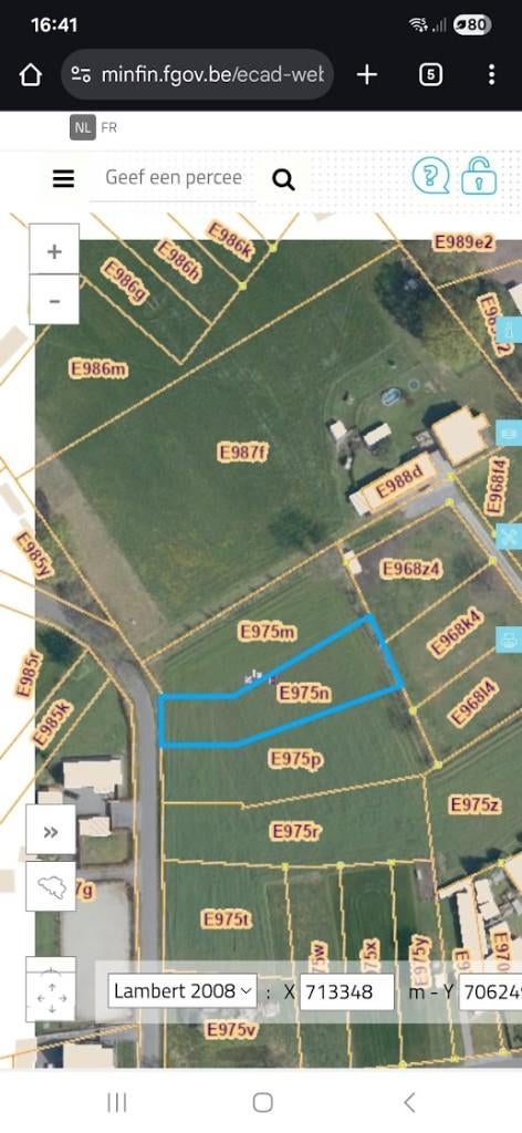 Landbouwgrond  Weiland 17 are in Lommel Kerkhoven, Immo, Lommel Kerkhoven Broekstraat tegenover huisnummer 36, Ventes sans courtier
