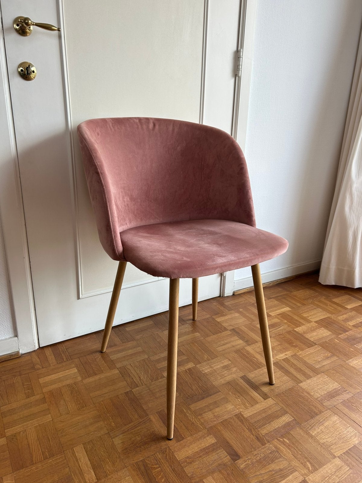 Roze eetkamerstoel van Sostrene Grene, Huis en Inrichting, Ophalen, Hout, Gebruikt, Overige kleuren