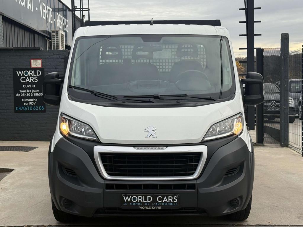 Peugeot Boxer 3.0 HDi L4 BENNE EXTRA LONG TVAC*BTWIN GARANTI, Auto's, Voorwielaandrijving, Euro 5, Stof, Gebruikt