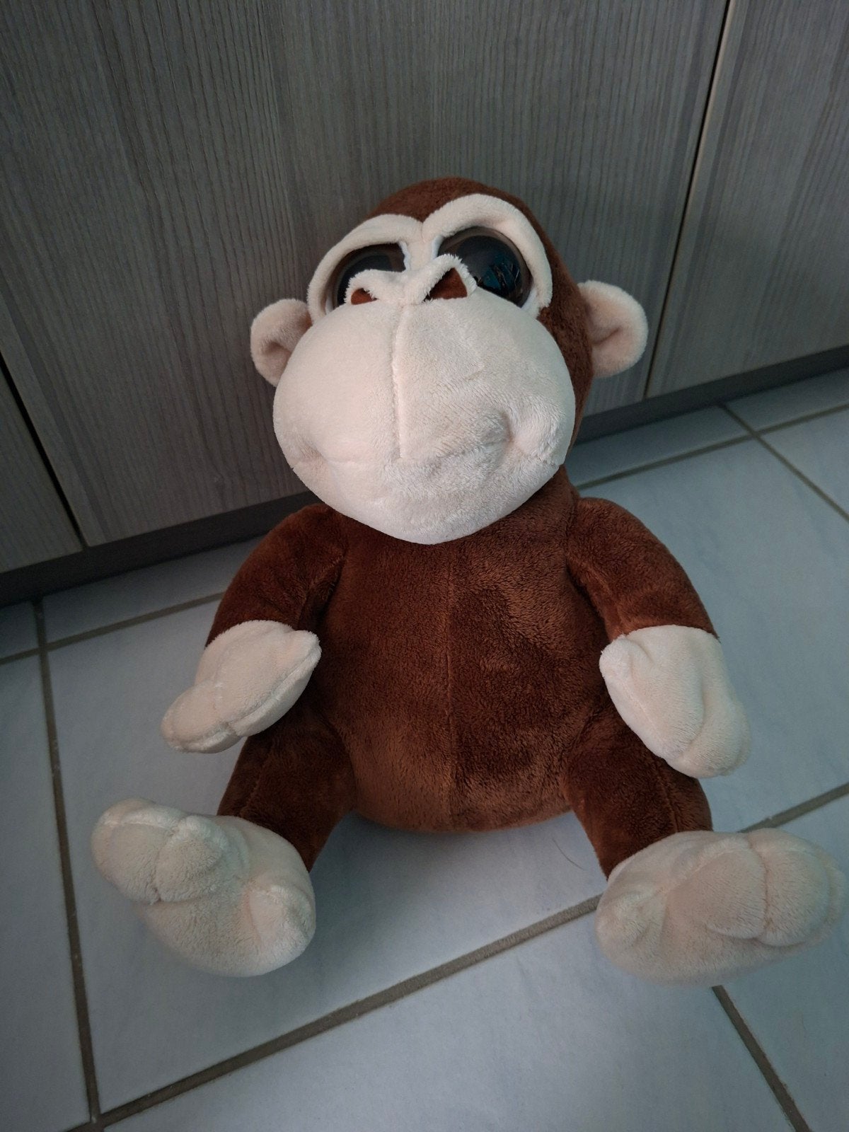 knuffel aap, Kinderen en Baby's, Ophalen of Verzenden, Aap