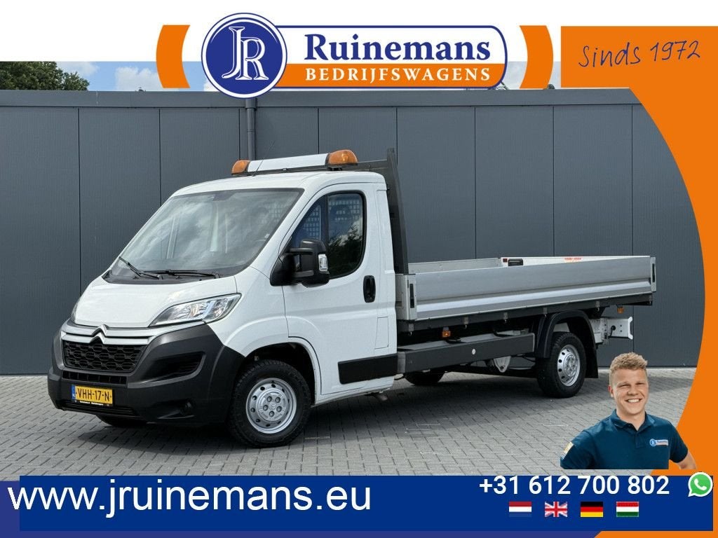 Citroën Jumper 2.2 BlueHDi 140 PK EURO 6 / L4 MAXI PICK UP /, Citroën, Parkeersensor, Wit, 278 g/km