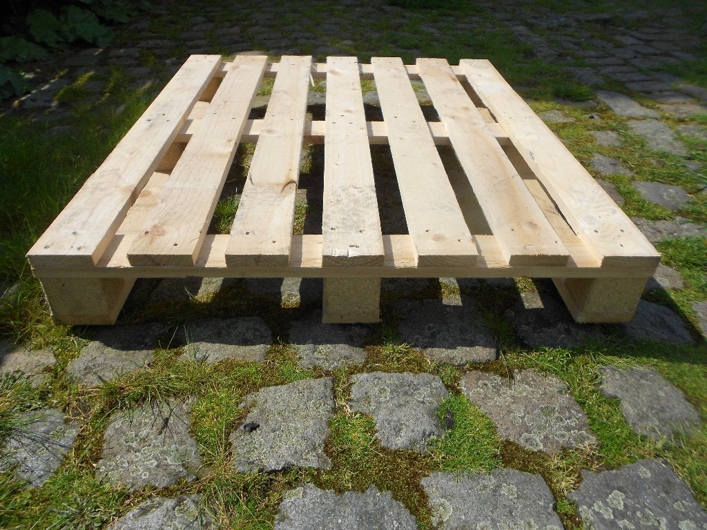 Goede herbruikbare paletten 1 x 1.2 meter, Bricolage & Construction, Bois & Planches, 50 mm ou plus, Moins de 200 cm, Pin, Enlèvement