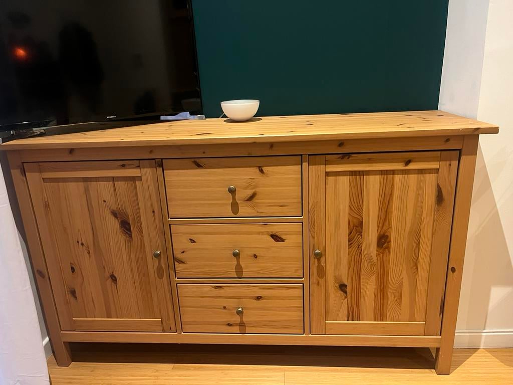 Commode pin massif, Ophalen, Gebruikt, 100 tot 150 cm, Grenenhout