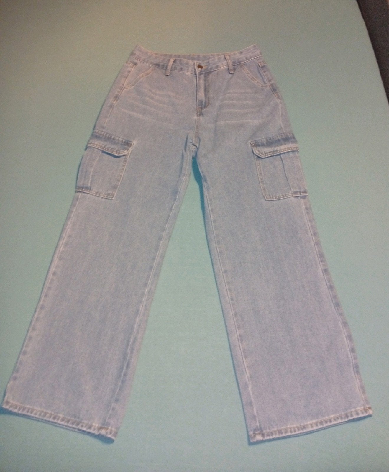 Cargobroek maat M ( NIEUW ), Kleding | Dames, Blauw, Nieuw, Lang, Ophalen
