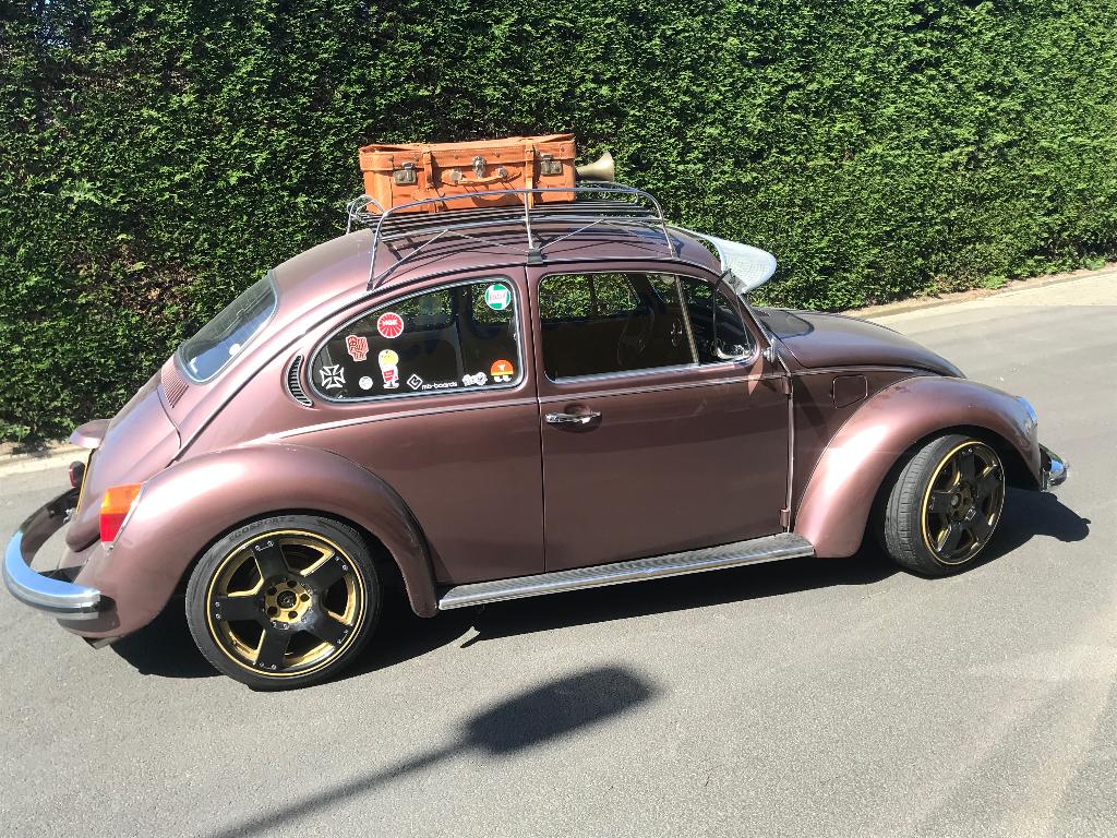 Dikke en goede VW Kever Aubergine met airride, foto 5