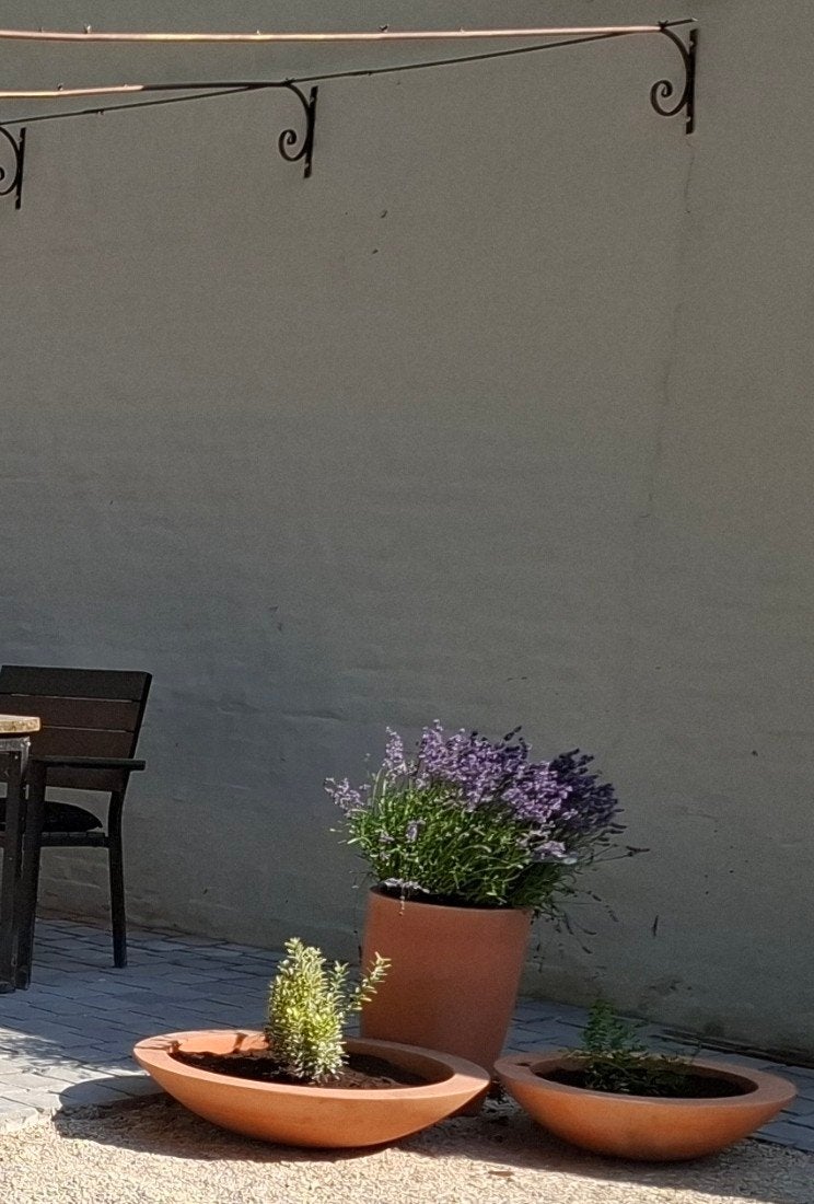 5x Grote plantenbakken Ø60 cm – €50, Enlèvement ou Envoi, Synthétique, Jardin