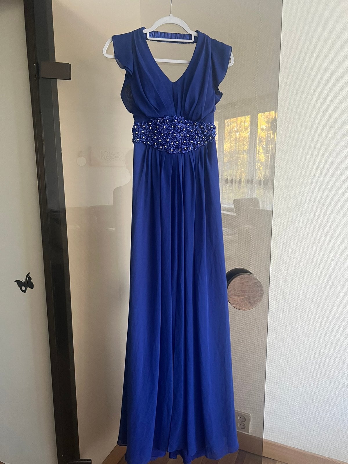 Blauwe jurk, Galajurk, Blauw, Nieuw, Ophalen
