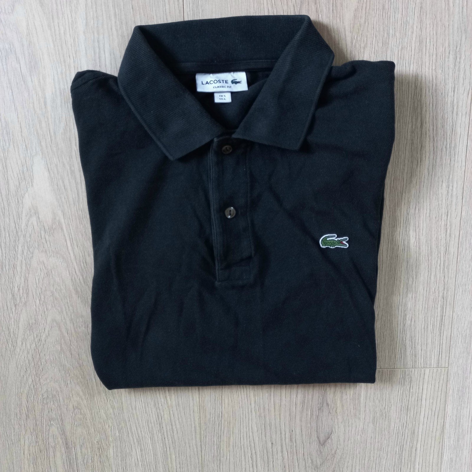 Polo Lacoste noir élégant - Taille L (5), Vêtements | Hommes, Envoi, Taille 52/54 (L), Noir, Lacoste
