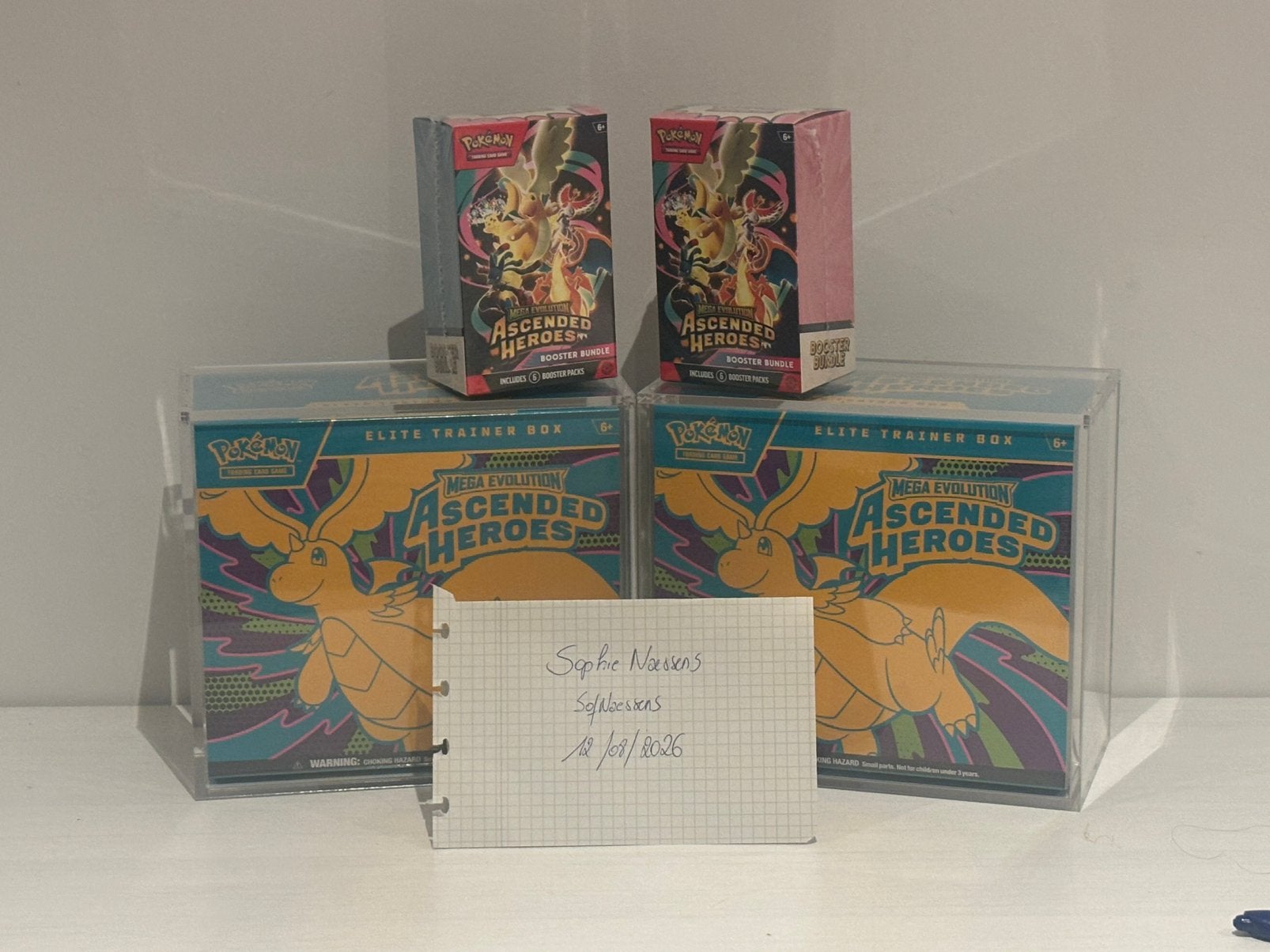 Ascended heroes etb en booster bundle, Enlèvement