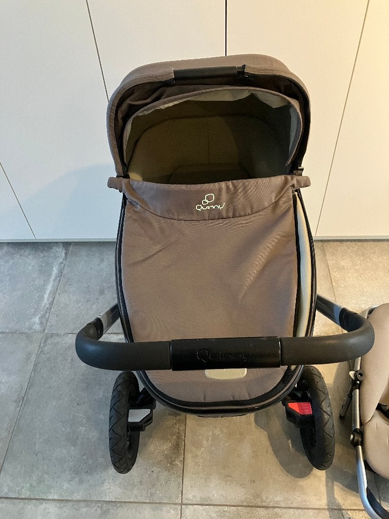 Kinderwagen Quinny 3 in 1 met reiswieg, maxi cosi en buggy, Ophalen, Gebruikt, Quinny, Combiwagen