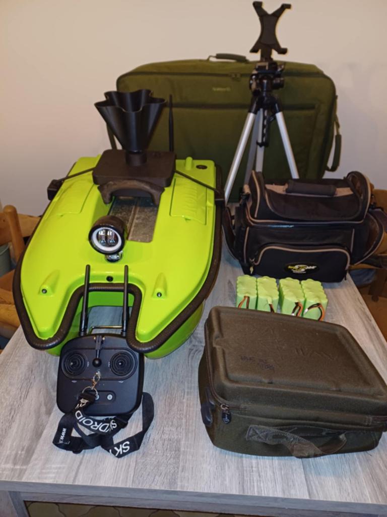 Rolls baitboat full option !, Ophalen
