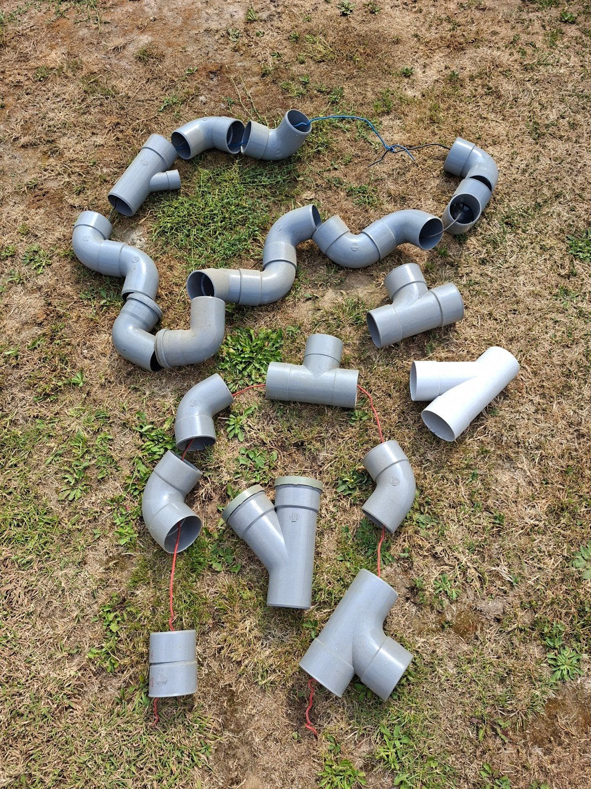 PVC stukken dakgoten, Doe-het-zelf en Bouw, Buizen en Afvoer, Ophalen of Verzenden, Nieuw, PVC