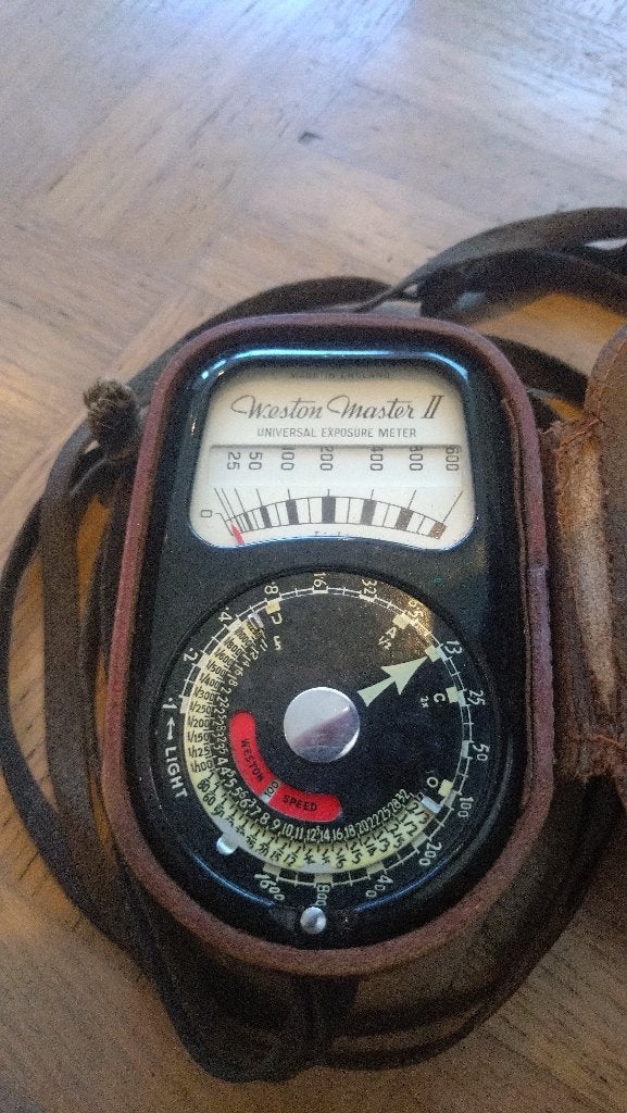 vintage lichtmeter Weston, Audio, Tv en Foto, Ophalen of Verzenden, Gebruikt, Overige merken, Overige typen